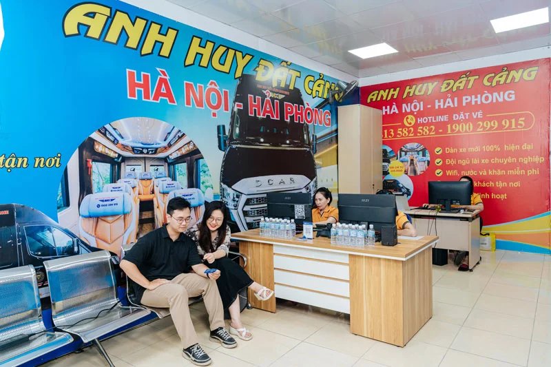 phòng chờ nhà xe anh huy đất cảng